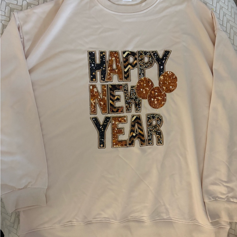 Happy New Year Graphic Sweatshirt